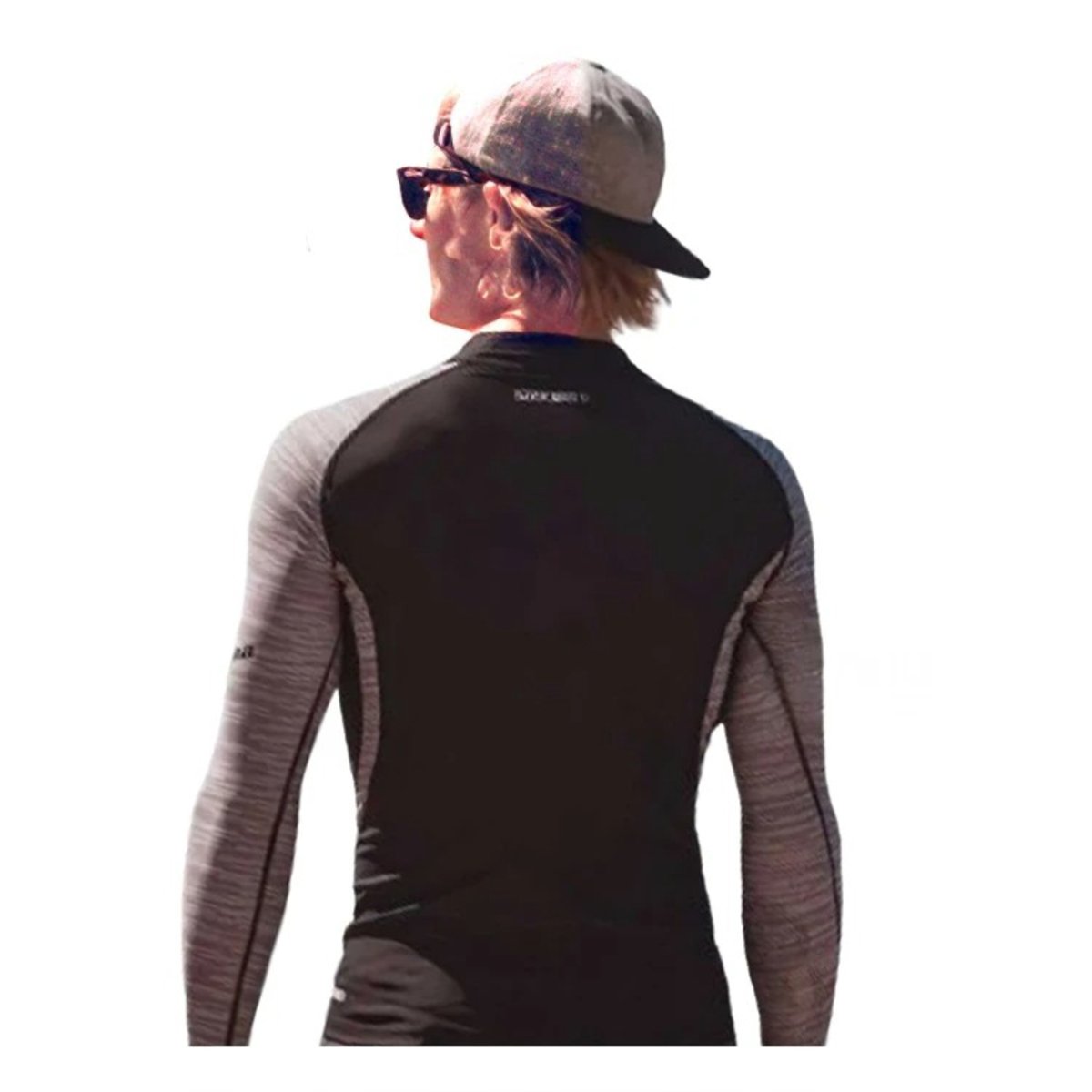 PACK2 ESTILO ELASTICO NAILON HOMBRE PLOMO NEGRO PARA PLAYA Y MAR TALLA L - 2