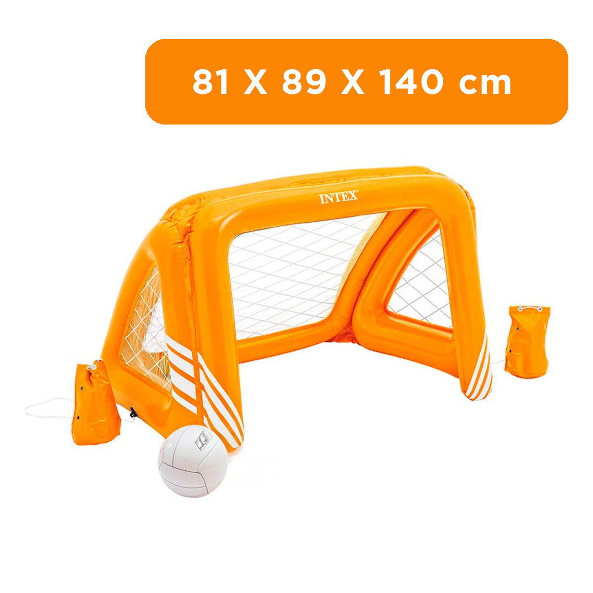 PACK5 ARCO INFLABLE DESMONTABLE PARA DEPORTE EN NARANJA - 5