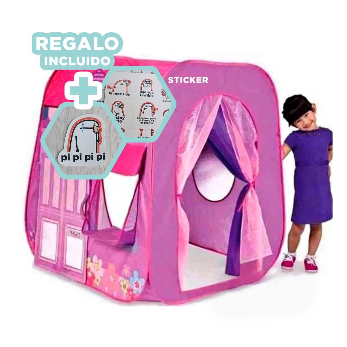 PACK5 BOUTIQUE PRACTICO ARMABLE EN LILA Y+REGALO STICKERS - 1