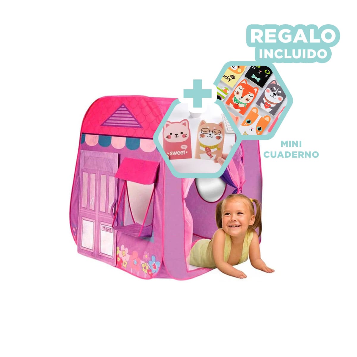 PACK3 BOUTIQUE FACIL DE ARMAR EN LILA Y+REGALO AGENDITA - 1