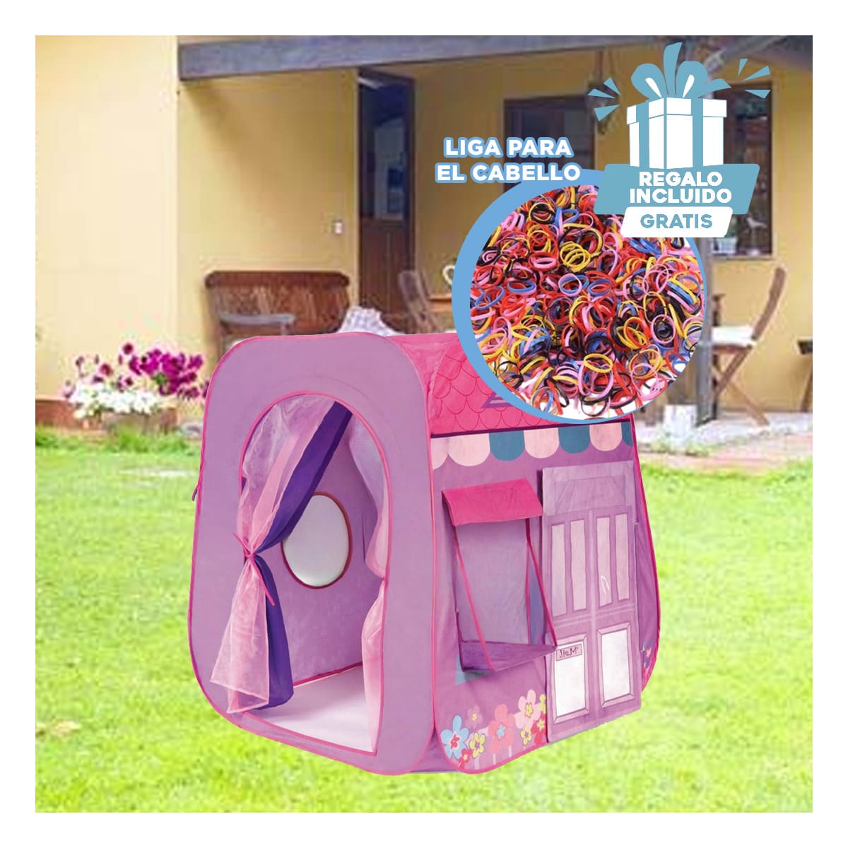 PACK3 CASITA DIDACTICA Y SEGURA EN LILA Y+LIGAS DE REGALO - 1