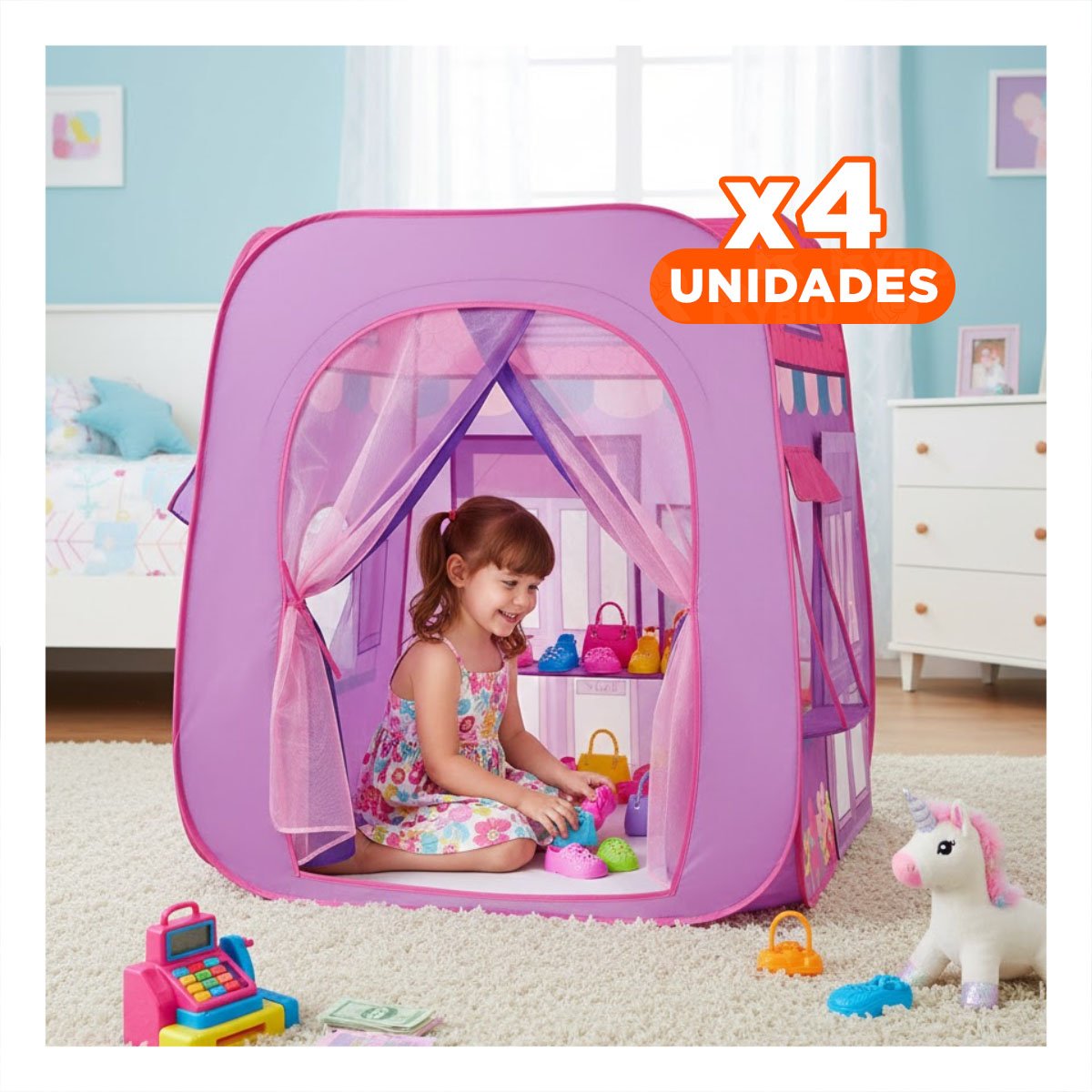 PACK4 LOCAL CREATIVO LILA MG-801-3 PARA ACTIVIDADES INFANTILES Y RECREACION - 1
