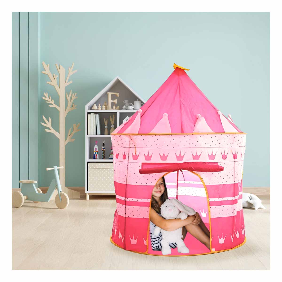 PACK3 CARPA DE 105X135CM PARA NIÑAS Y+BANDERITAS ADHESIVAS - 4