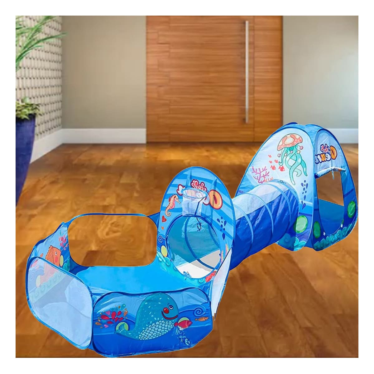 PACK3 CASITA PARA JUEGOS EN CELESTE Y+LIGAS DE REGALO - 4