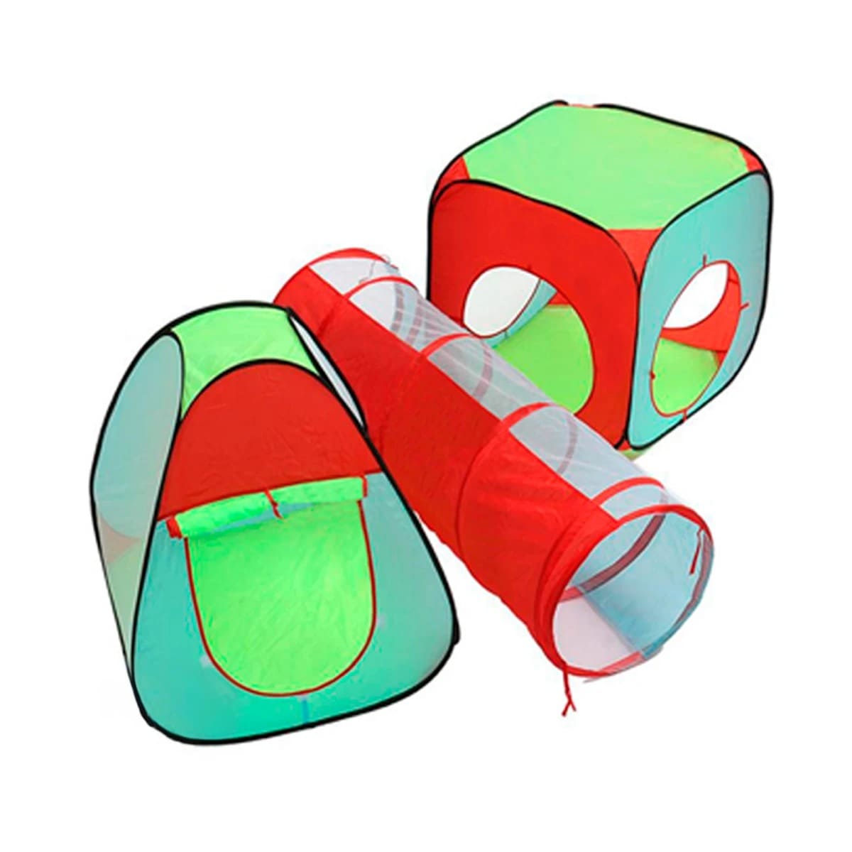 PACK2 CASITA PARA JUEGOS MULTICOLOR Y+LIGAS DE REGALO - 3