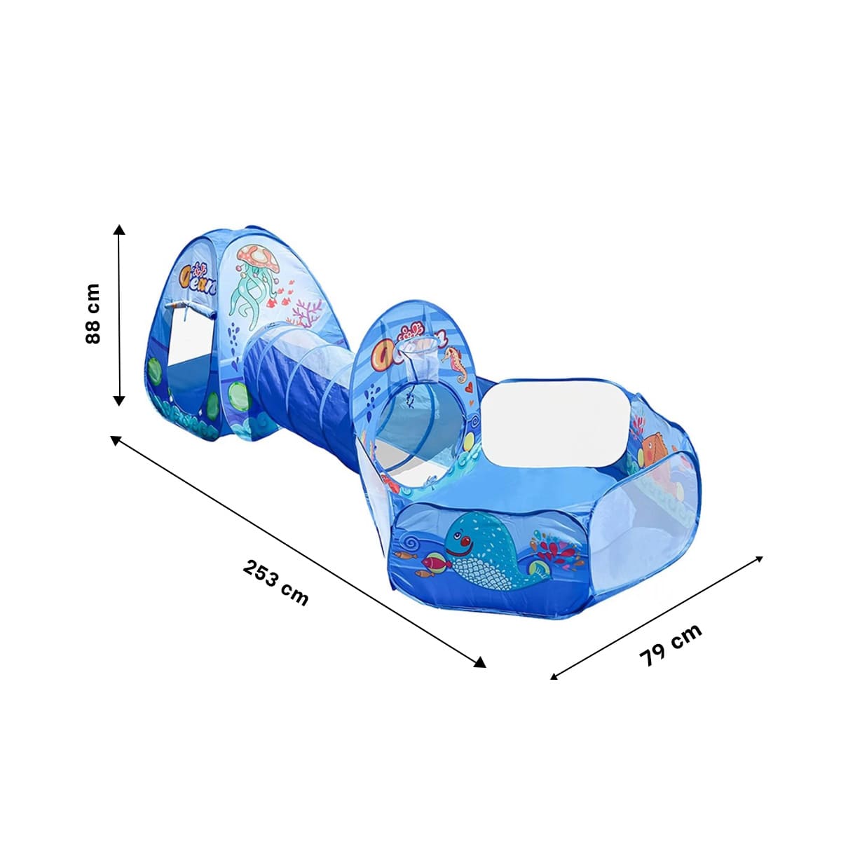 PACK2 CARPA LIGERA DE COLOR CELESTE Y+BANDERITAS ADHESIVAS - 5