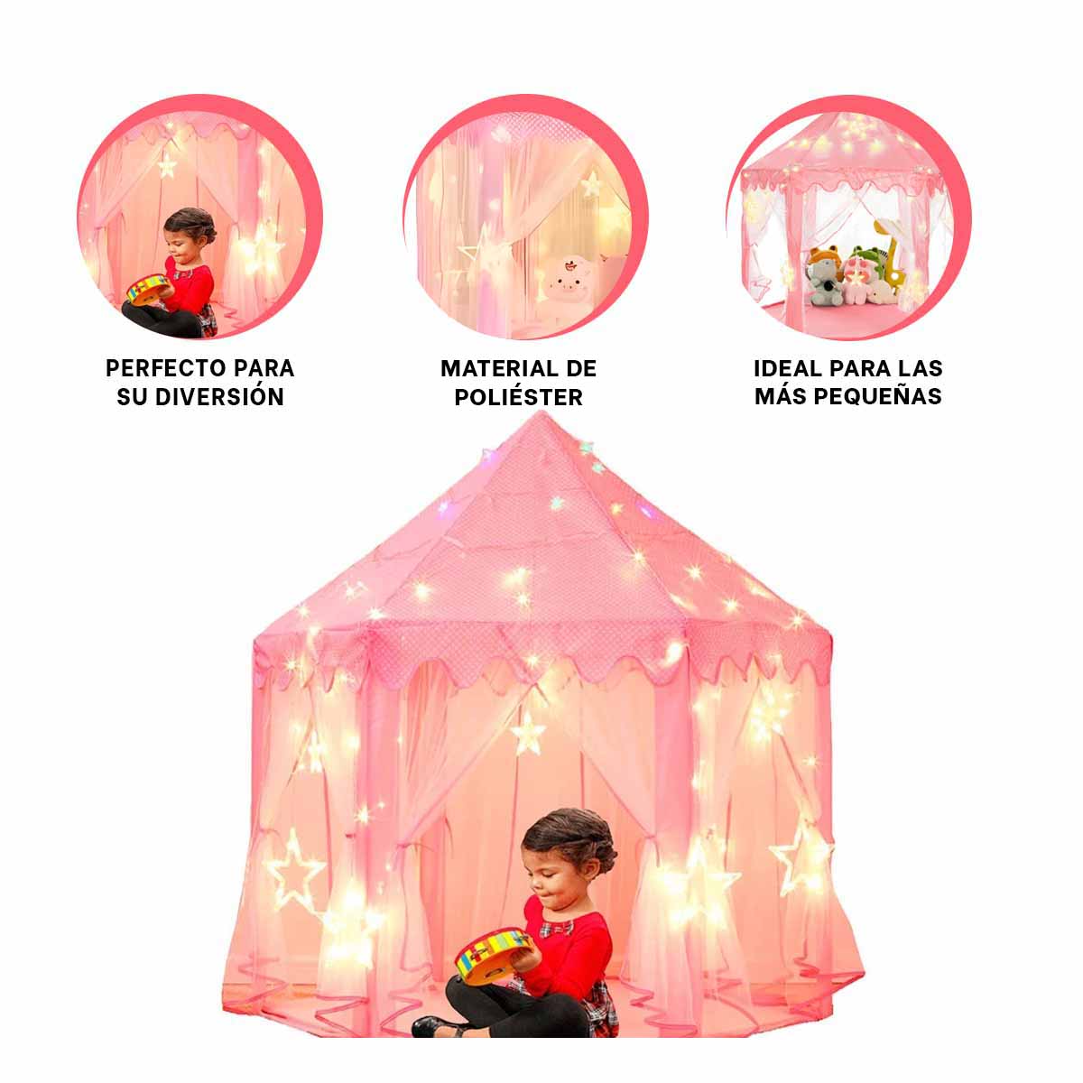 PACK2 CARPA LAVABLE DE NIÑA CON LUCES Y+REGALO AGENDITA - 2