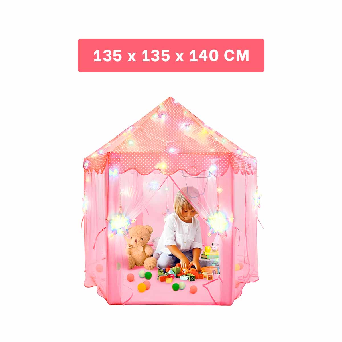 PACK2 CARPA LAVABLE DE NIÑA CON LUCES Y+REGALO AGENDITA - 5