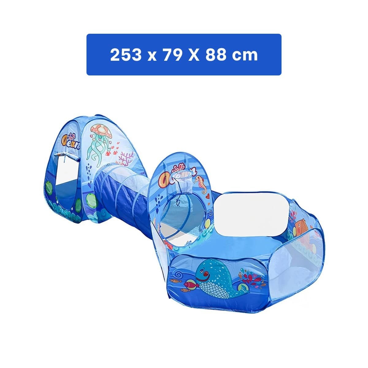 PACK4 CARPA RAPIDA DE NIÑO DE CAMPO 3 PIEZAS MG-16335 EB CELESTE PARA JUEGOS Y+PAPEL REGALO - 4