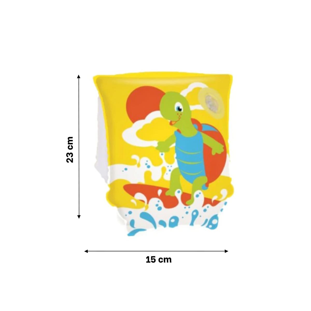 PACK6 AROS ANIMALES ACUATICOS TORTUGA 32043 PARA JUEGOS EN AGUA CON NINOS - 4