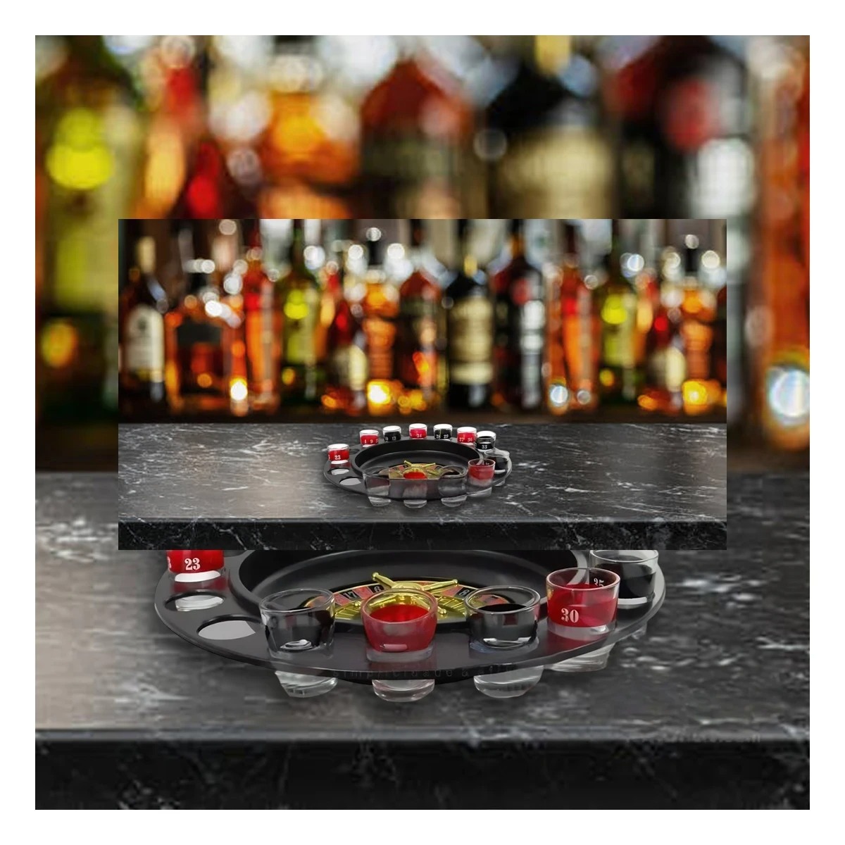 PACK2 RULETA DE COPAS PARA REUNIONES GRUPALES EN MULTICOLOR - 4
