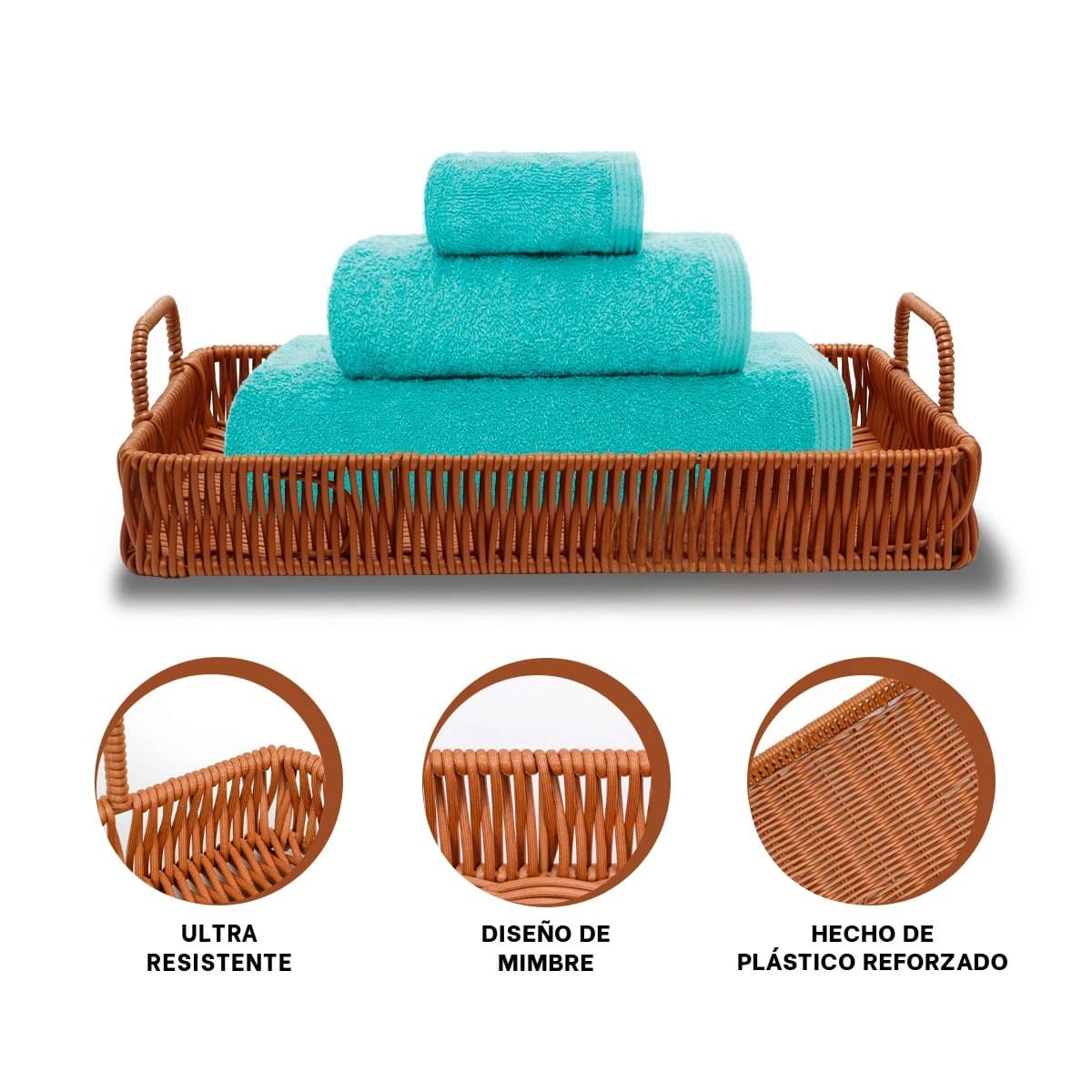 PACK2 CHAROLA RESISTENTE CON ASAS Y+LIGAS DE REGALO - 3