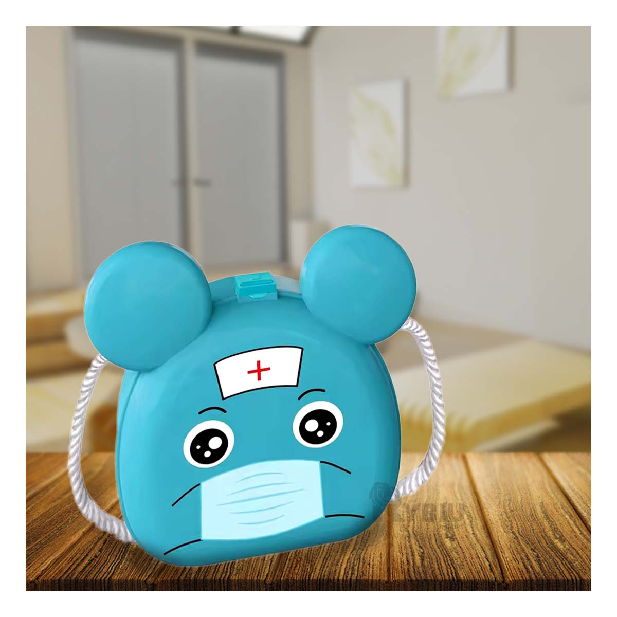 ESTUCHE ENTRETENIDO PARA NIÑOS COLOR CELESTE Y+GIFT STICKERS - 4