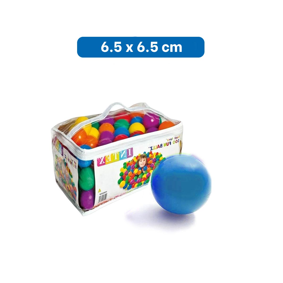 PACK5 SET DE PELOTAS VIBRANTES MULTICOLOR Y+PAPEL DE REGALO - 5