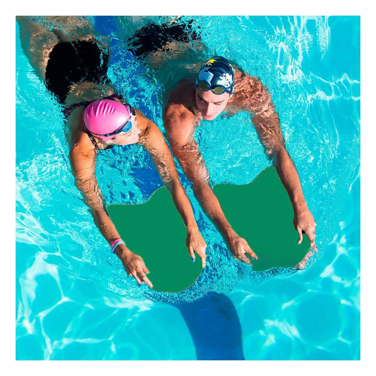 PACK3 TABLA DE NATACION GRAVITAL ST-23 EN TONALIDAD VERDE - 1