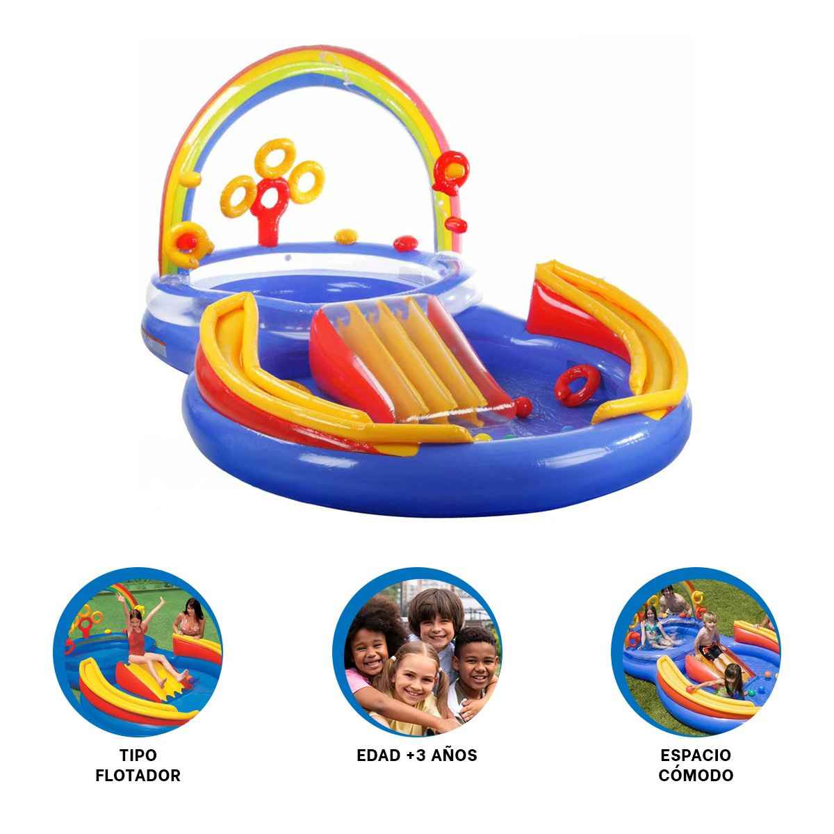 PACK2 INFLABLE MODERNO EN MULTICOLOR Y+REGALO AGENDITA - 2