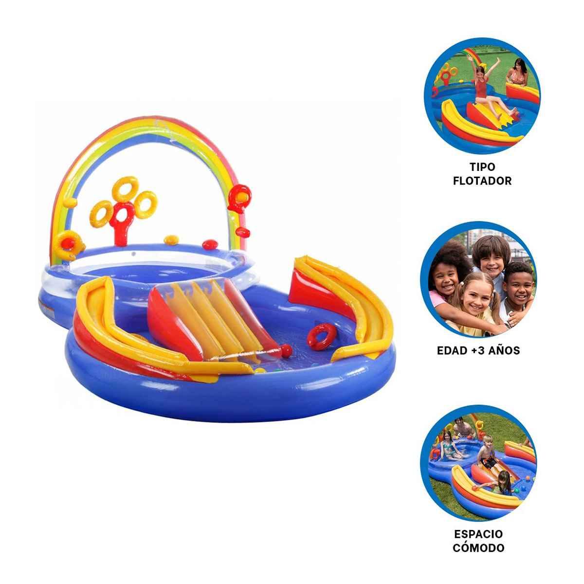 PACK2 INFLABLE MODERNO EN MULTICOLOR Y+REGALO AGENDITA - 3