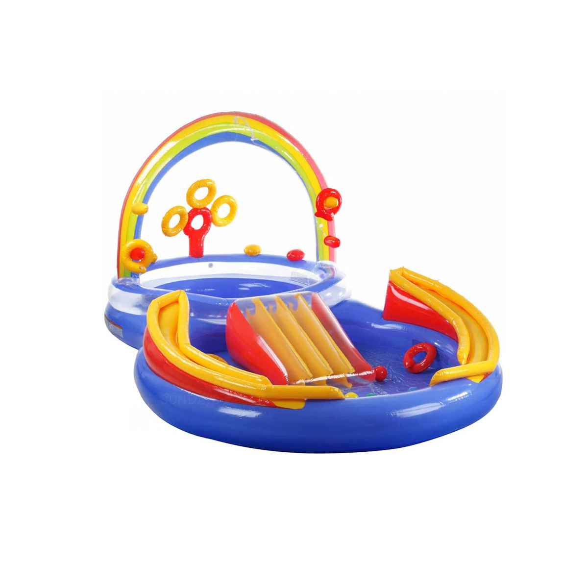PACK2 INFLABLE ACUATICO EN MULTICOLOR Y+BANDERITAS ADHESIVAS - 2