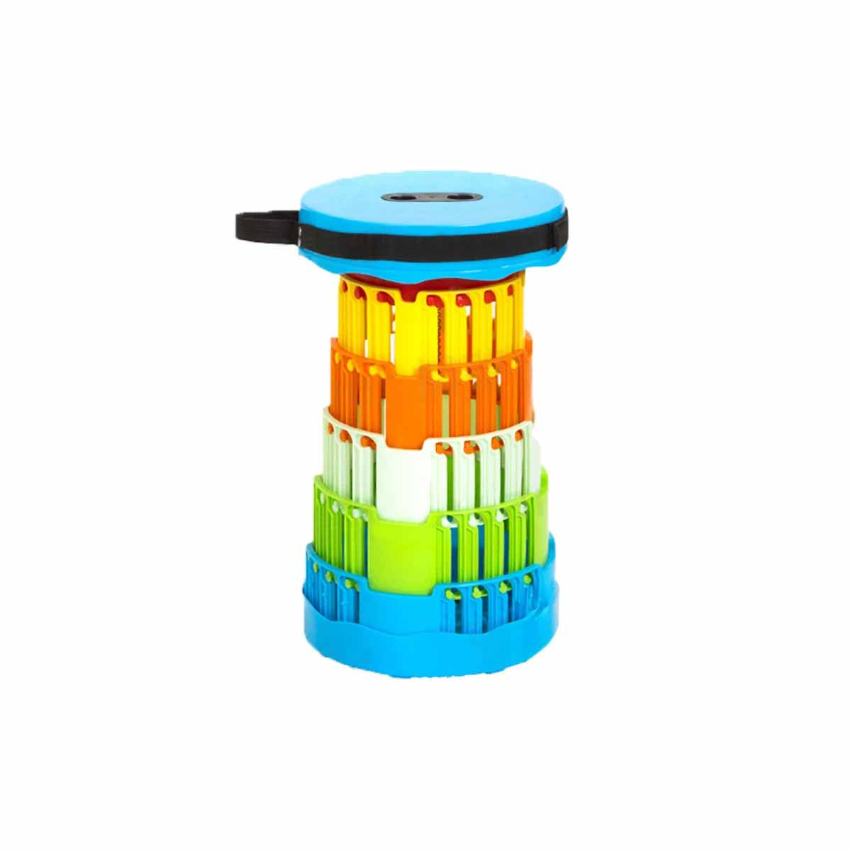 PACK3 ASIENTO PARA EXTERIORES CON TAPA EN COLOR CELESTE - 2