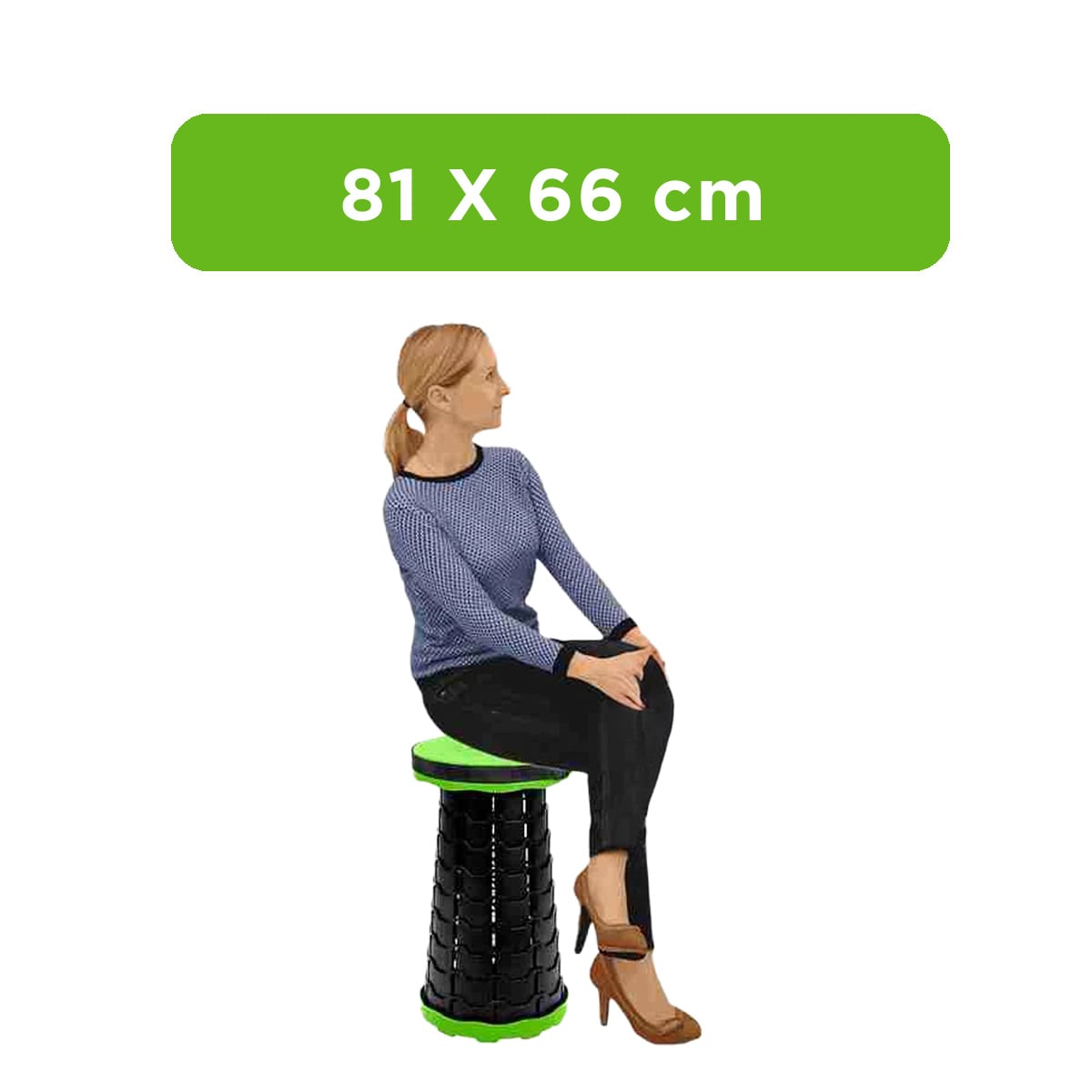 PACK12 SILLA PARA CAMPING EN VERDE Y+BANDERITAS ADHESIVAS - 5