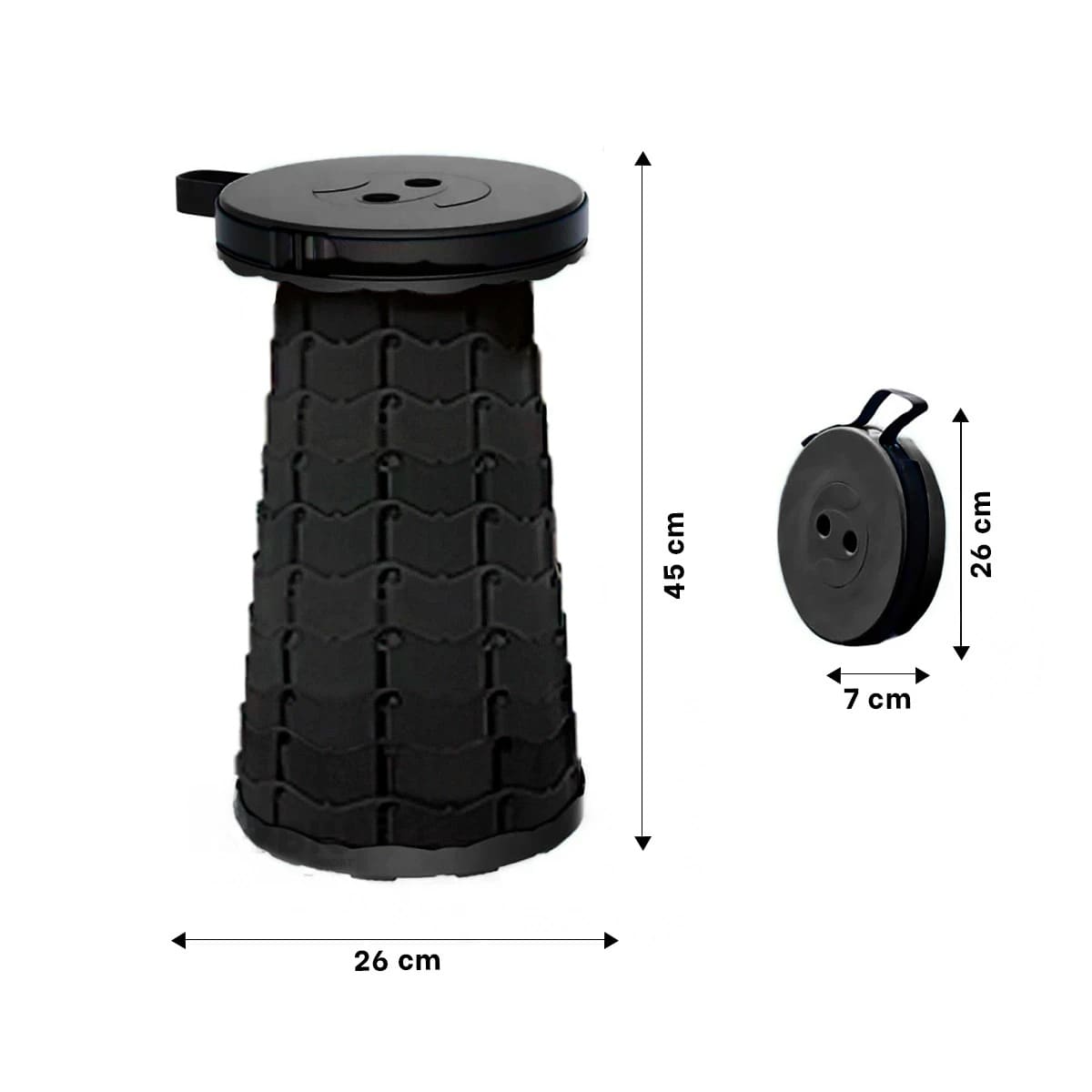 PACK2 ASIENTO ELEGANTE PARA VISITAS NEGRO Y+LIGAS DE REGALO - 5