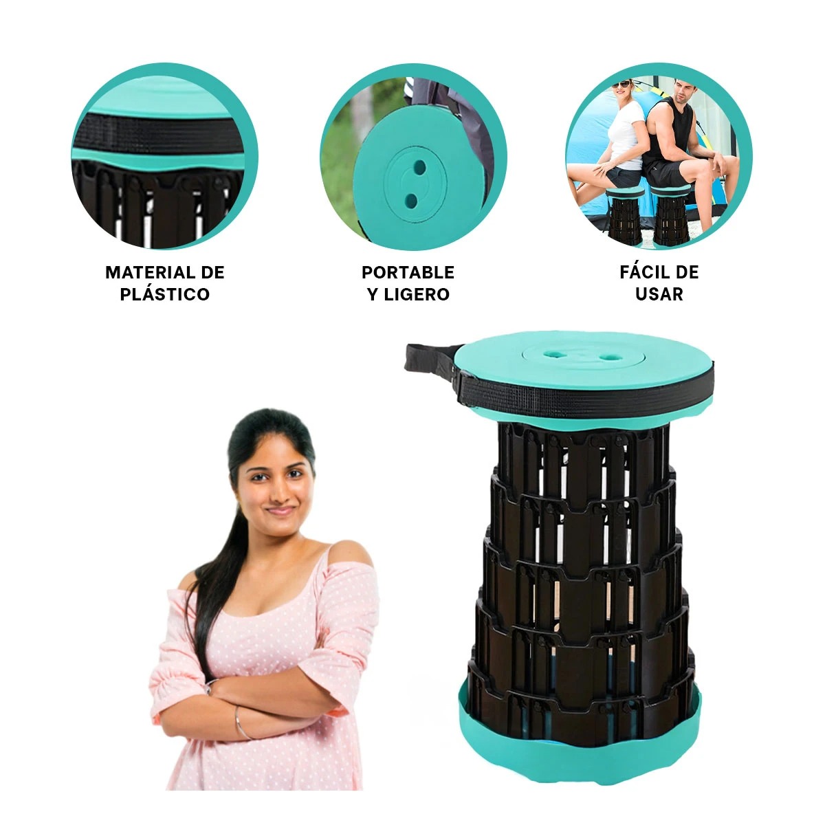 PACK12 SILLA ENROLLABLE EN TONO VERDE Y+REGALO AGENDITA - 4