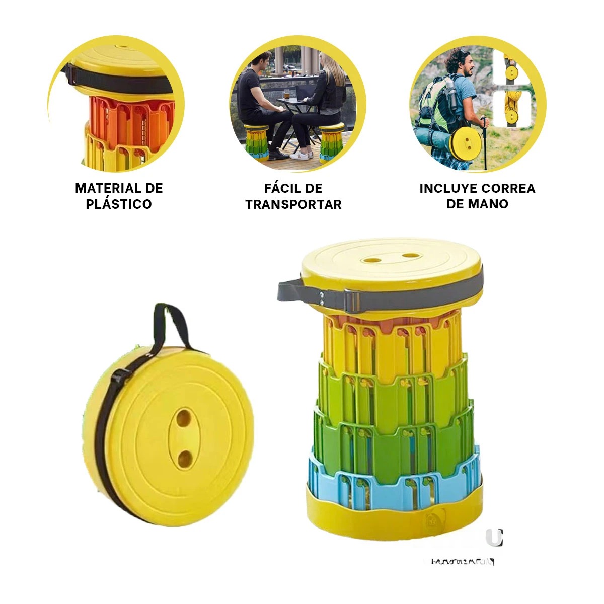 PACK9 SILLA COMPACTA FONDO COLORIDO EN TONO AMARILLO - 4