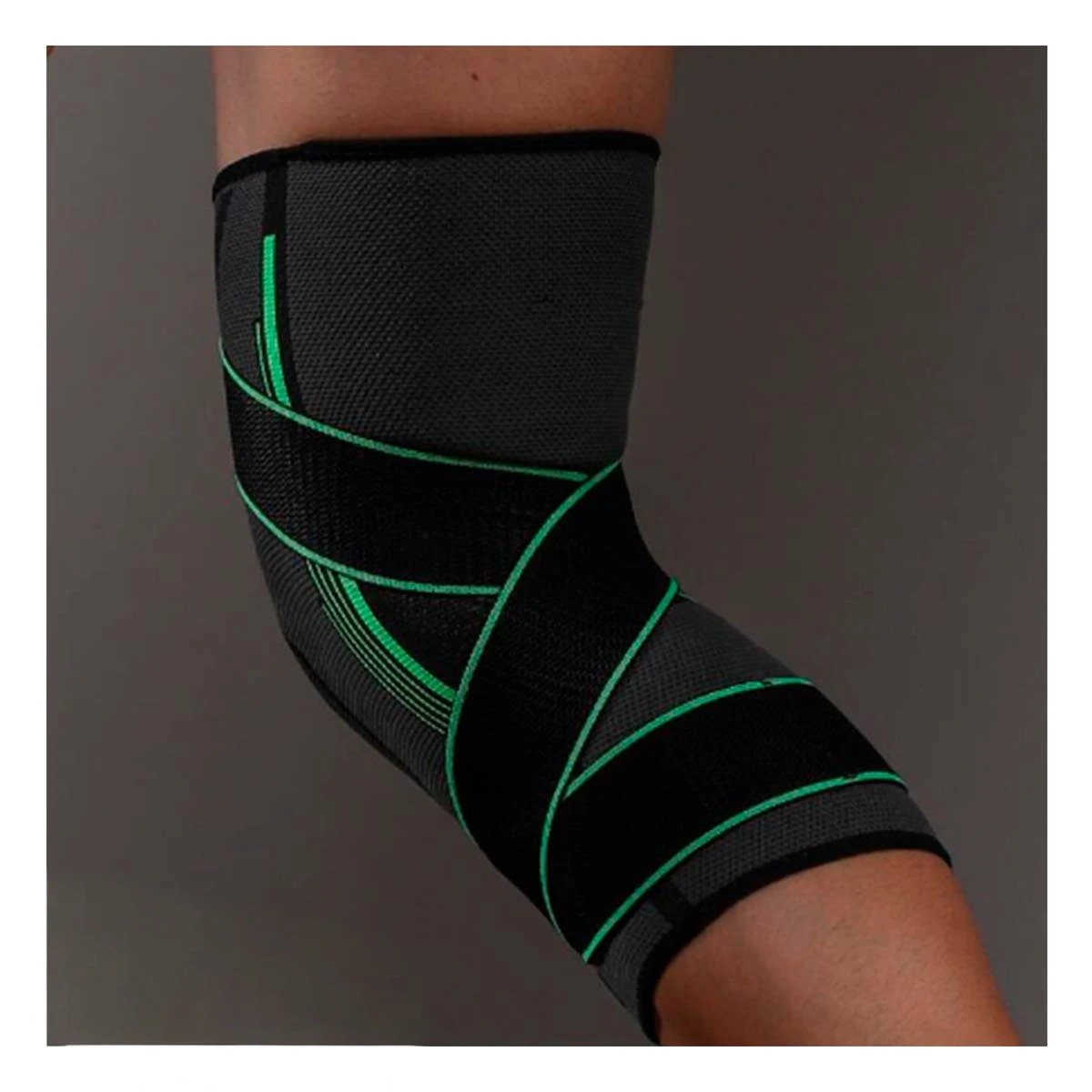 PACK4 PROTECTOR DE RODILLA PARA FUTBOL TALLA ESTANDAR PLOMO CON VERDE Y+REGALO STICKER - 5