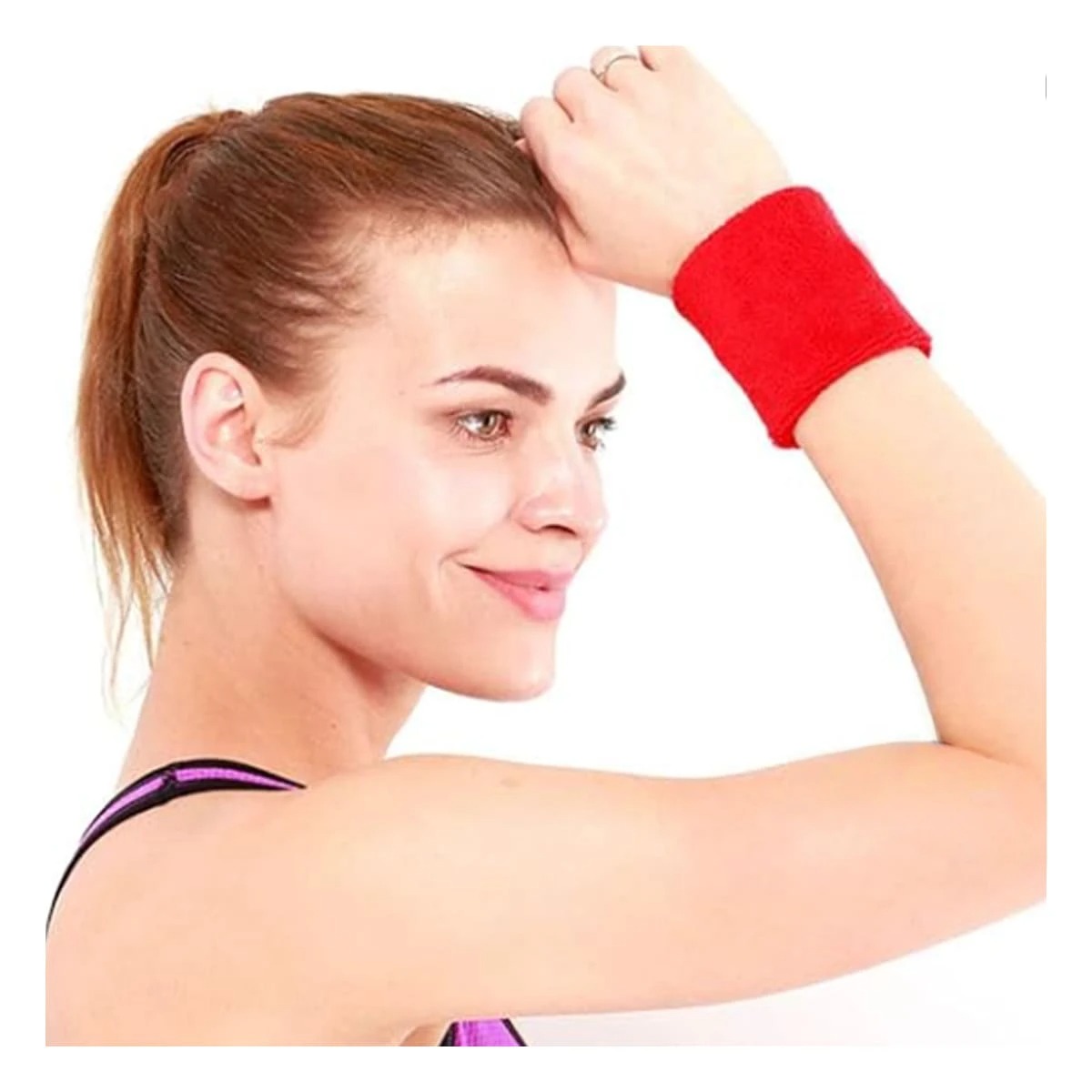 MUÑEQUERAS GRUESAS PARA TENIS ROJO Y+PAPEL DE REGALO - 4