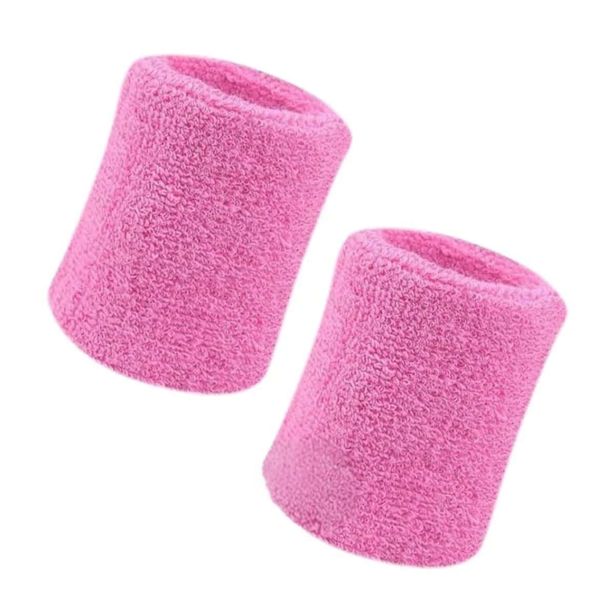 PACK4 BANDA DE MUÑECA PARA TENIS COMODA ROSADO 2 PIEZAS ABSORVENTE Y+PAPEL REGALO - 3