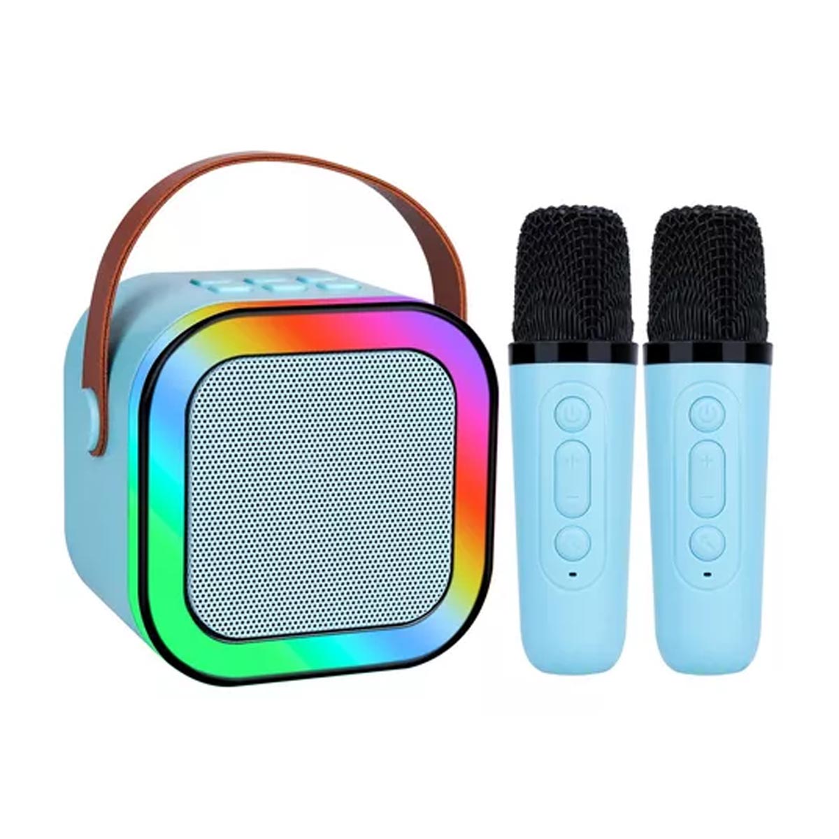 PACK2 PARLANTE CON MICRO WIRELESS CELESTE Y+REGALO AGENDITA - 2