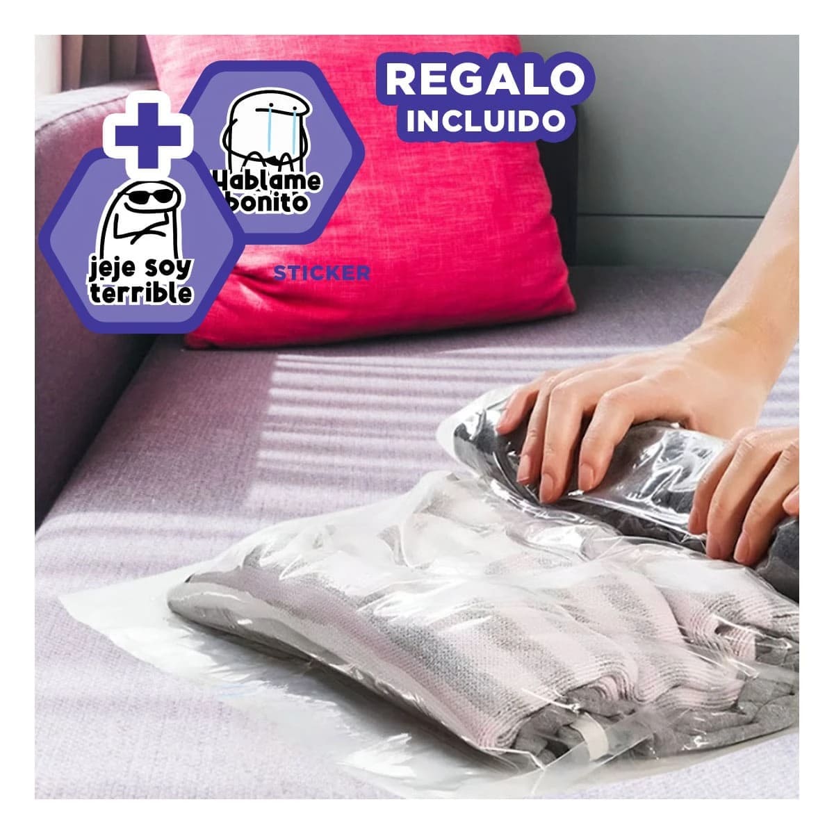 PACK12 EMPAQUE LIGERO 60CM X 80CM EN NARAN Y+REGALO AGENDITA - 1