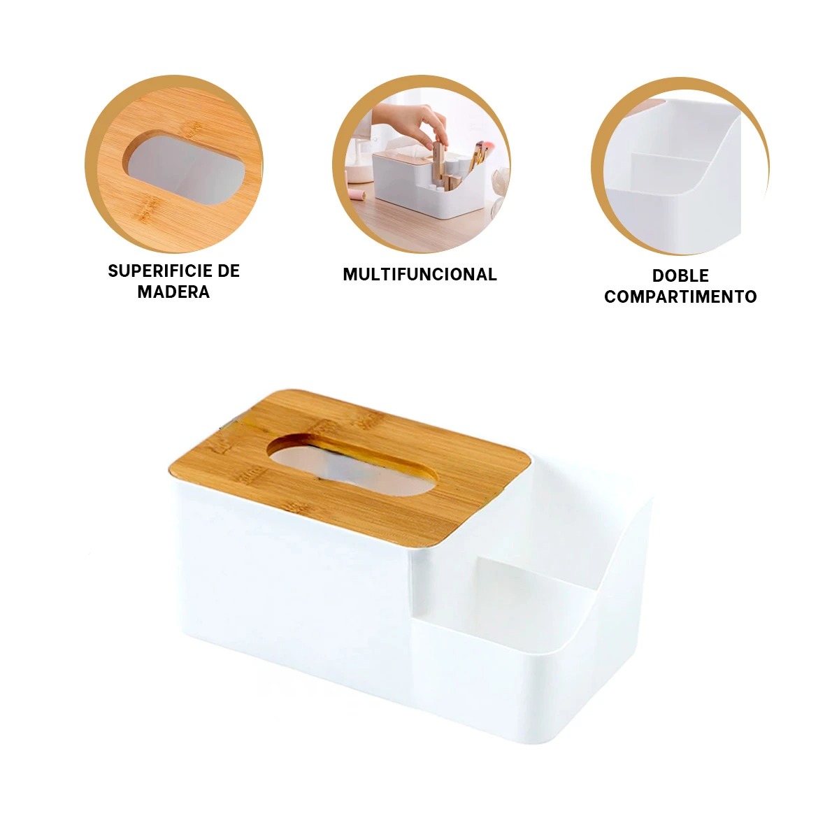 PACK12 CAJA PARA SERVILLETAS EN BLANCO Y+REGALO AGENDITA - 3