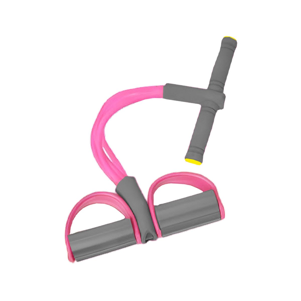 PACK2 LIGA TENSOR DE PEDAL ROSADO CLARO Y PLOMO LIGERA Y DURADERA PARA FITNESS Y+REGALO STICKER - 2