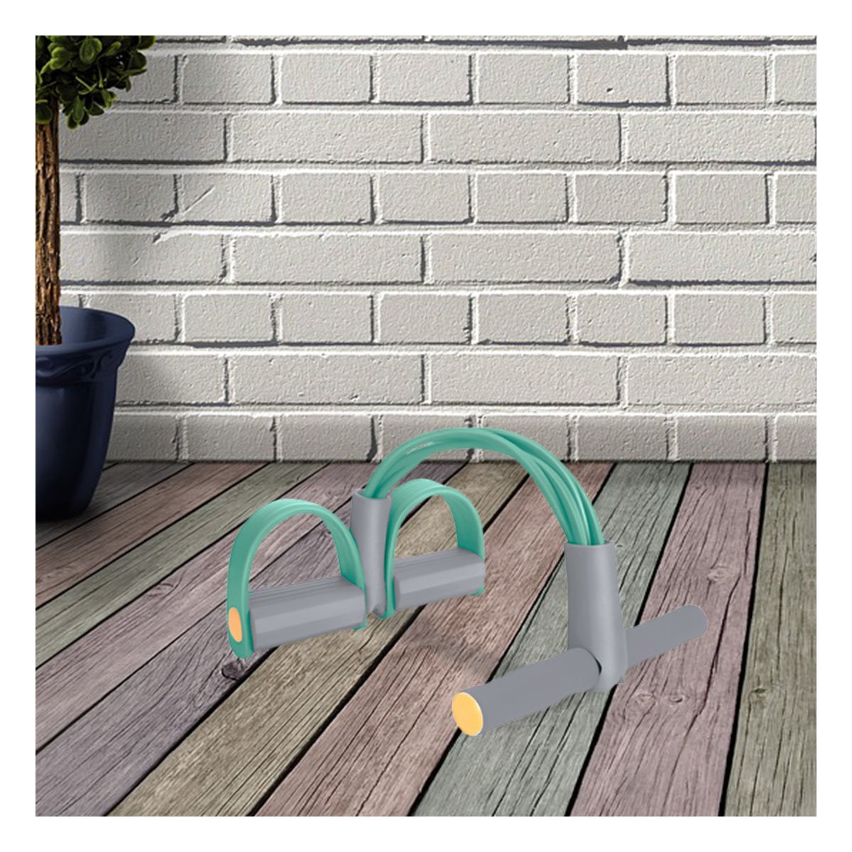 PACK4 EXTENDOR TENSOR DE PEDAL VERDE AGUA Y PLOMO COMODO Y FLEXIBLE Y+REGALO STICKER - 1