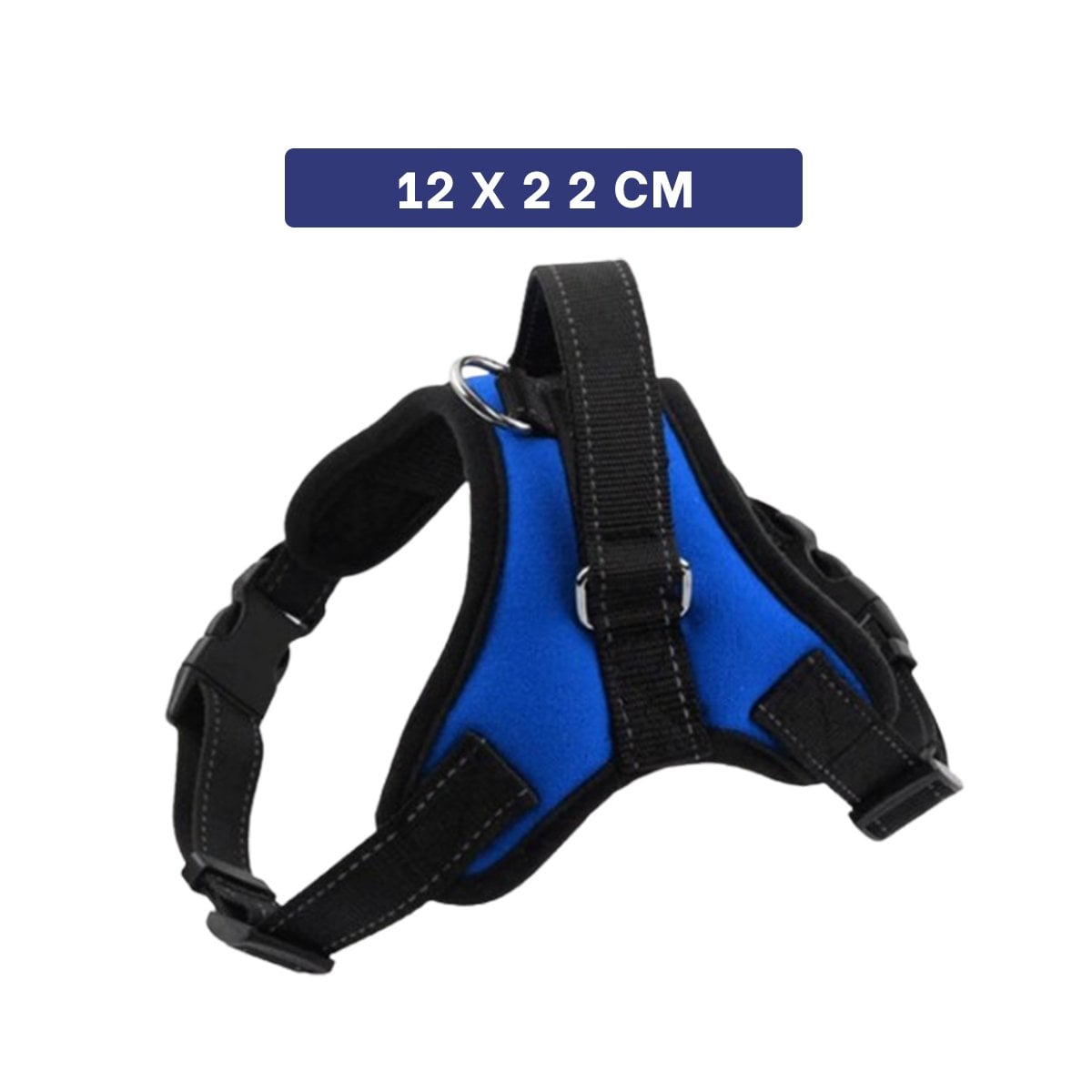 PACK12 ARNES DE USO DIARIO EN H PARA MASCOTA TALLA S COMODO AZUL - 4