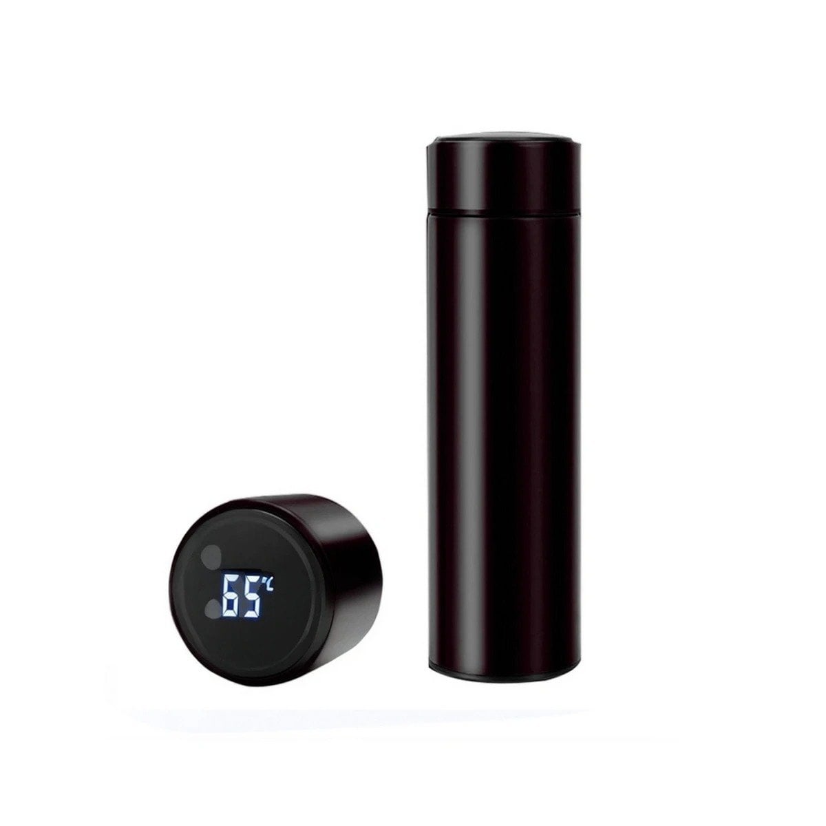 PACK2 CONTENEDOR MODERNO DIGITAL 500 ML CON FILTRO DE TE DE CAFE O INFUSIONES Y+REGALO STICKER - 2