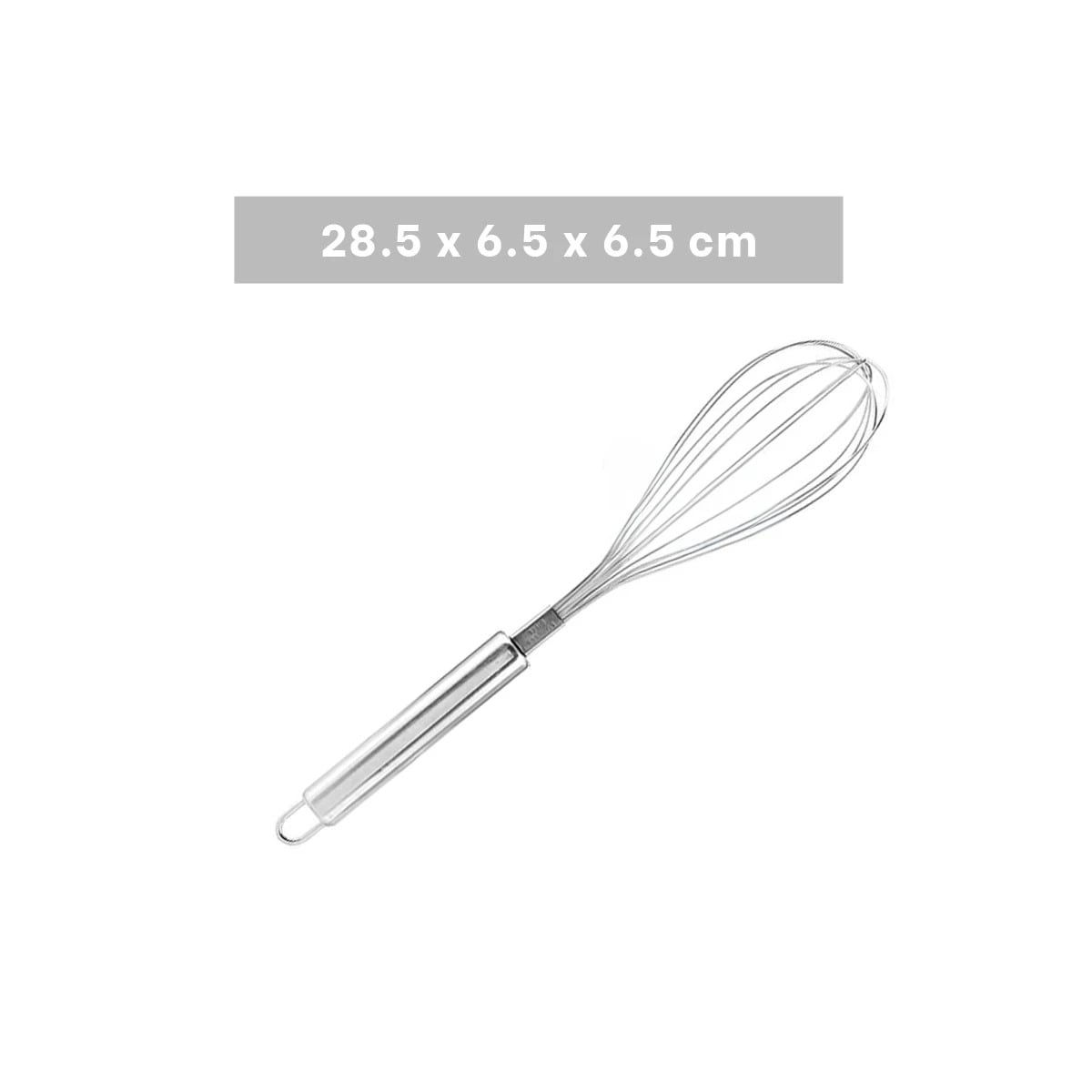 PACK6 BATIDORA INOXIDABLE EN PLATEADO Y+LIGAS DE REGALO - 5