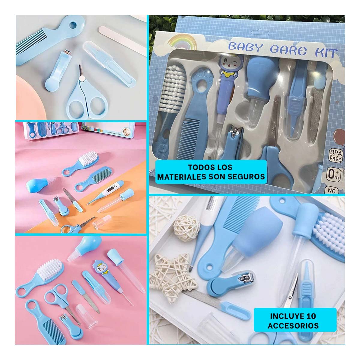 PACK4 SISTEMA 1 DE CUARZO ROSADO MARMOLEADO PARA RUTINA FACIAL Y+REGALO STICKER - 2