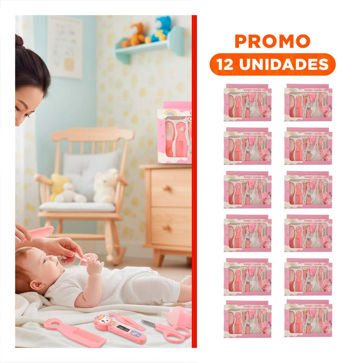 PACK12 JUEGO 1 DE LIMPIEZA Y BELLEZA FACIAL CUARZO ROSADO MARMOLEADO Y+REGALO STICKER - 1