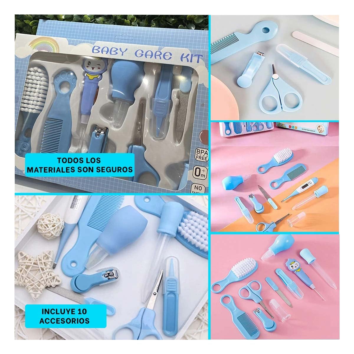 PACK2 COMBO 1 DE CUARZO ROSADO MARMOLEADO PARA RUTINA DE BELLEZA Y+PAPEL REGALO - 3