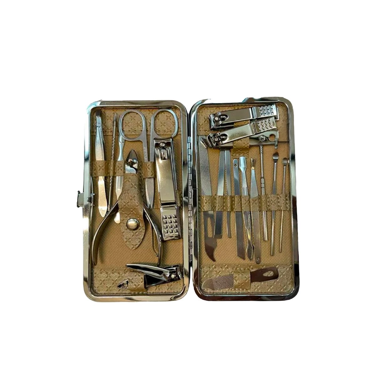 PACK6 SET DE ACCESORIOS DE MANICURE Y PEDICURE 19 PIEZAS CELESTE PROFESIONAL Y+REGALO STICKER - 2