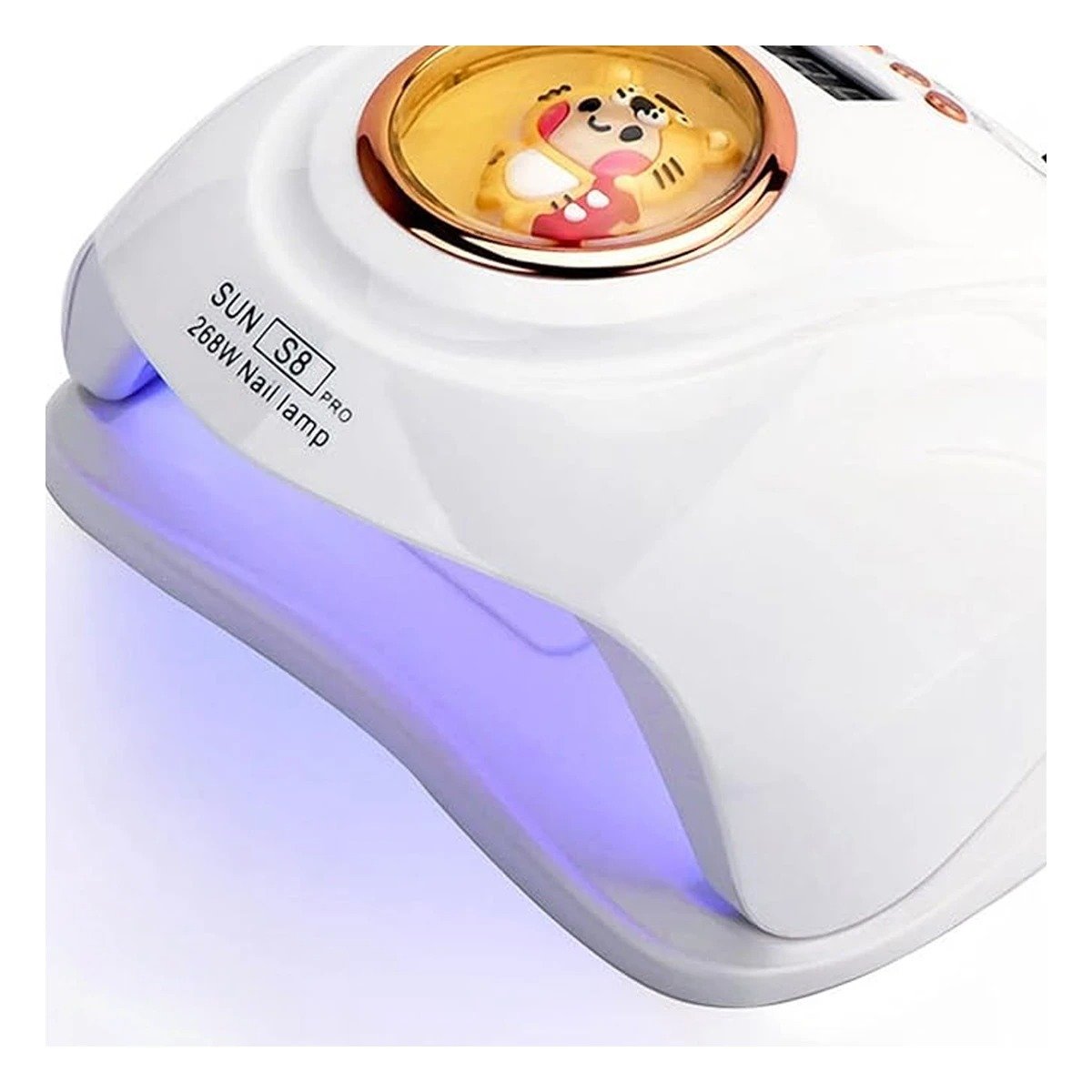 PACK2 SECADORA LED SUN S8 PRO 2 EN 1 BLANCO PARA SECADO RAPIDO DE UÑAS TIGRE Y+REGALO STICKER - 3