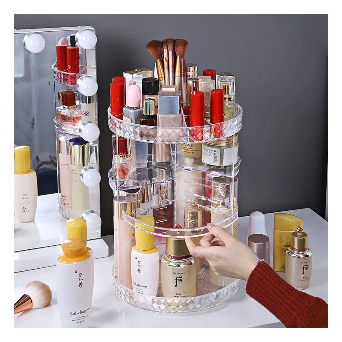 PACK6 EQUIPO DE HERRAMIENTAS DE MANICURE Y PEDICURE 19 PIEZAS CELESTE - 3