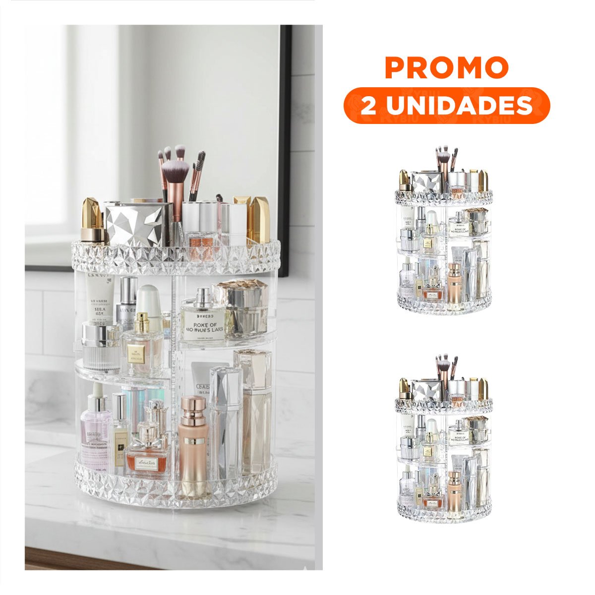 PACK2 ESTUCHE COMPLETO DE MANICURE Y PEDICURE 19 PIEZAS CELESTE PARA CASA - 1