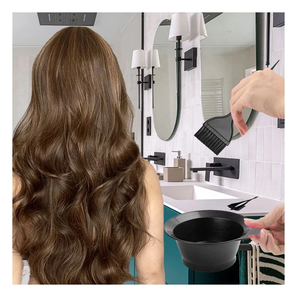 PACK6 EQUIPO DE HERRAMIENTAS DE MANICURE Y PEDICURE 19 PIEZAS CELESTE - 5