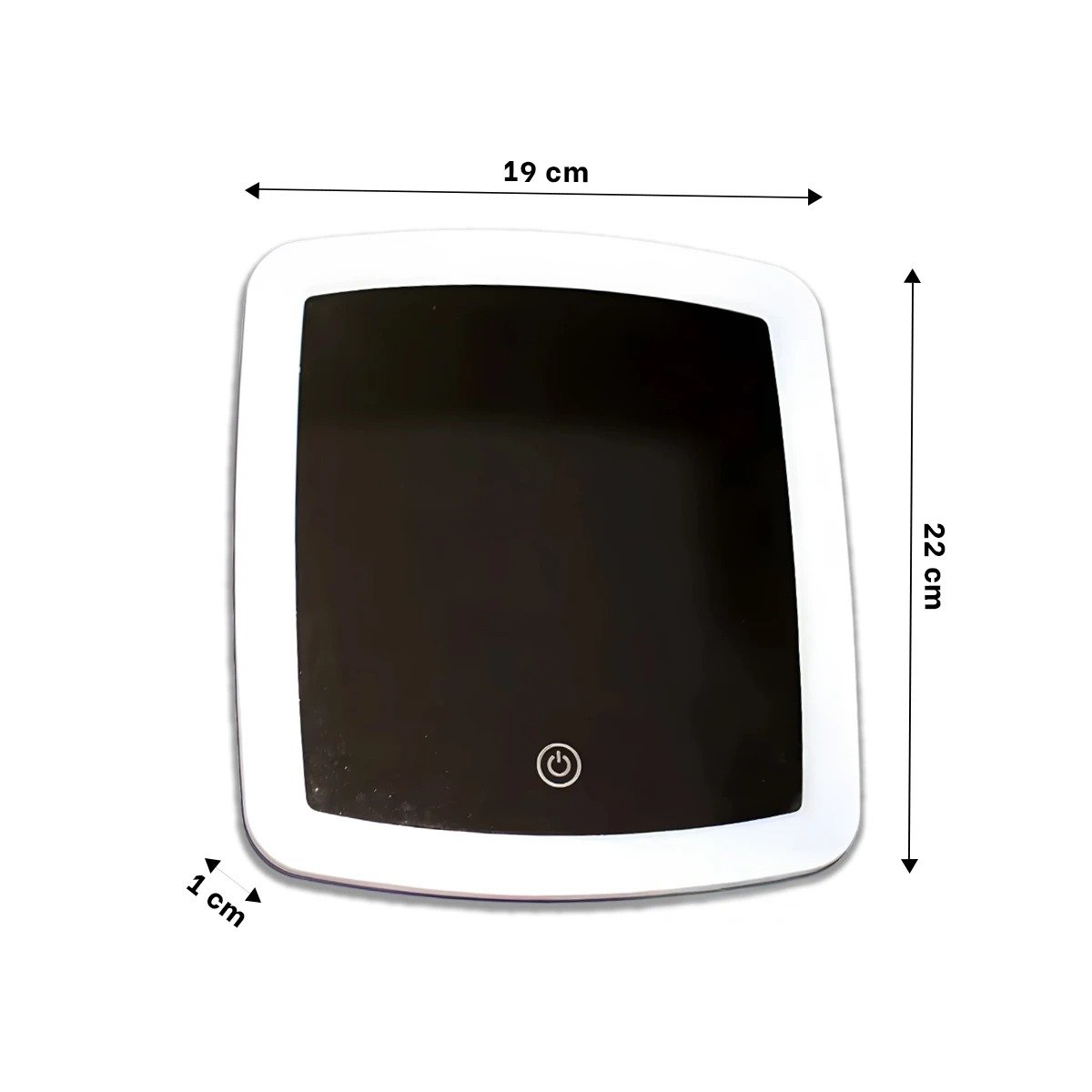 PACK6 PANEL LED TACTIL BLANCO CON BASE FIRME PARA MAQUILLAJE Y+PAPEL REGALO - 4