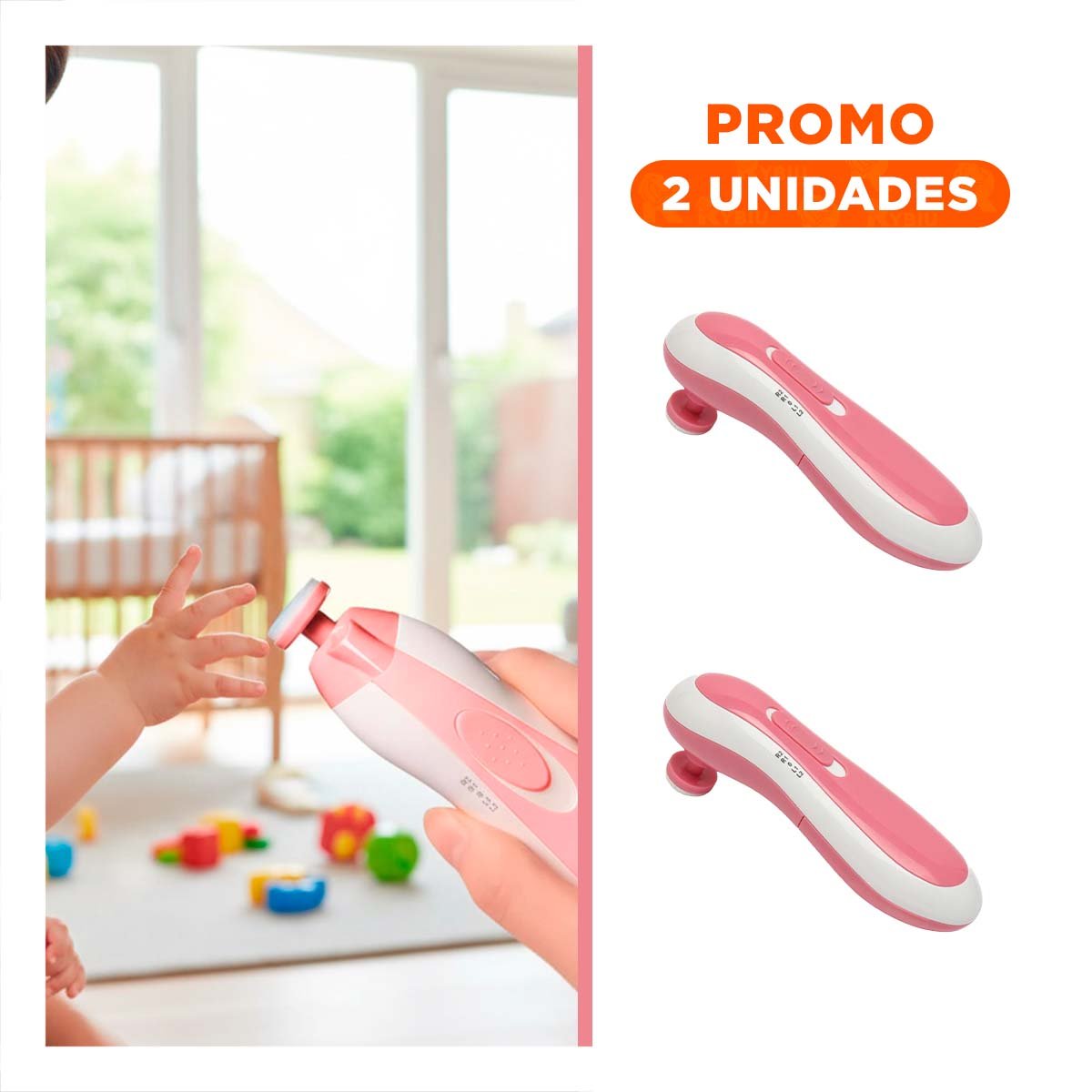 PACK2 RECORTADOR PORTATIL DE CEJAS BLANCO RECARGABLE PARA MUJER - 1