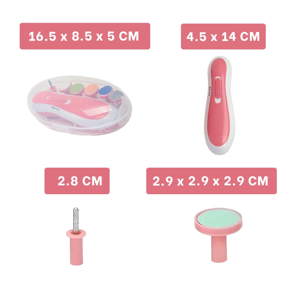 PACK2 RECORTADOR PORTATIL DE CEJAS BLANCO RECARGABLE PARA MUJER - 4