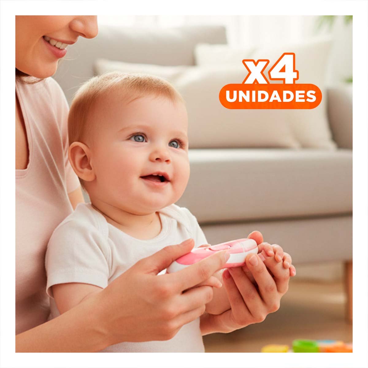 PACK4 DISPOSITIVO PORTATIL DE CEJAS BLANCO RECARGABLE PARA HOGAR - 1